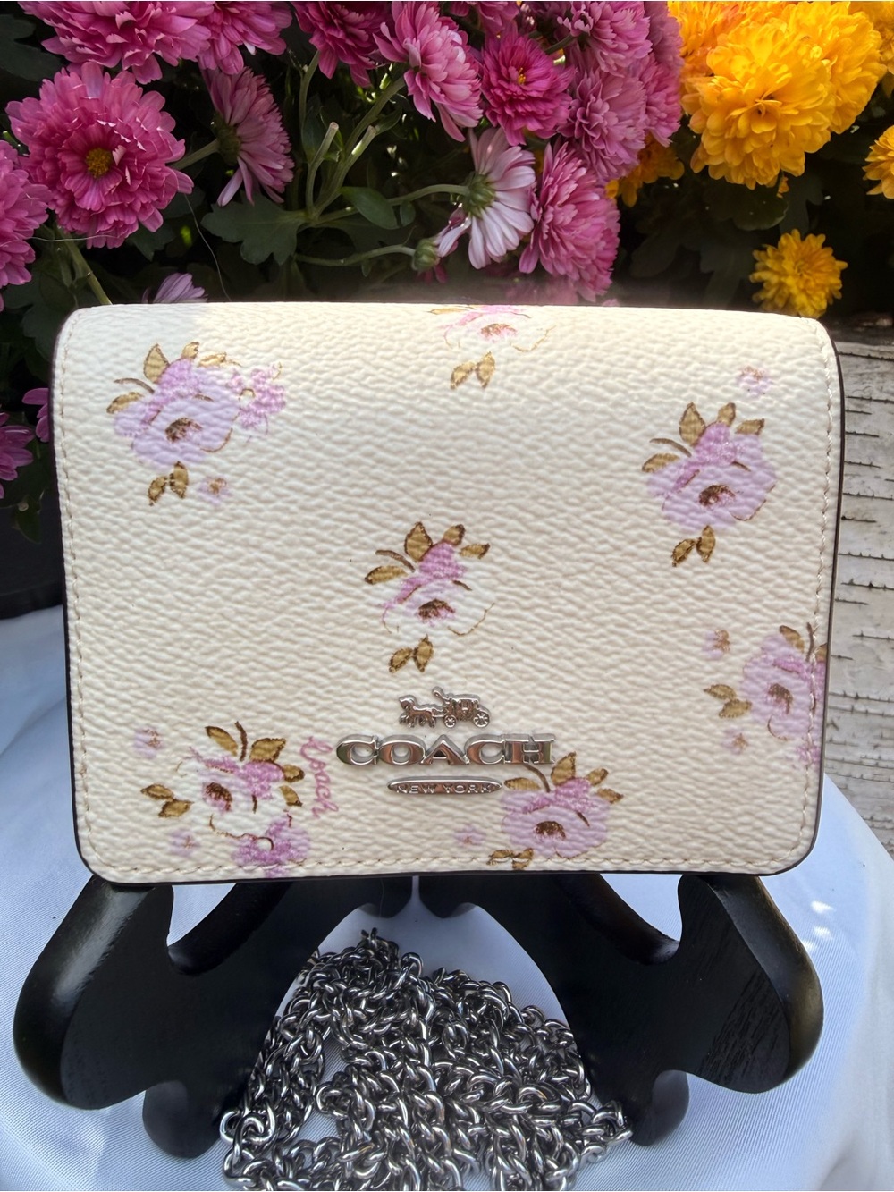 Coach Mini Wallet On Chain CAL70 - Picture 3 of 13